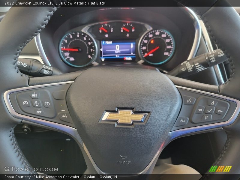 Blue Glow Metallic / Jet Black 2022 Chevrolet Equinox LT