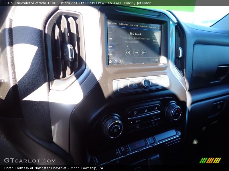 Black / Jet Black 2019 Chevrolet Silverado 1500 Custom Z71 Trail Boss Crew Cab 4WD