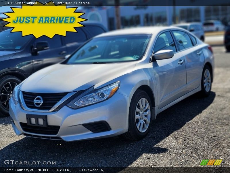 Brilliant Silver / Charcoal 2018 Nissan Altima 2.5 S