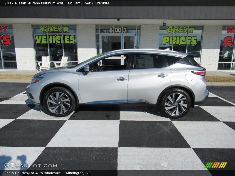Brilliant Silver / Graphite 2017 Nissan Murano Platinum AWD