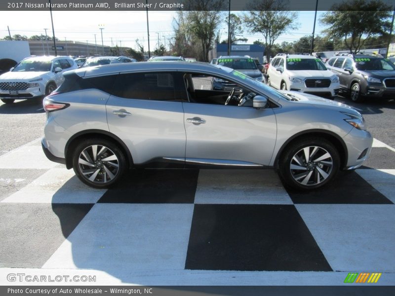Brilliant Silver / Graphite 2017 Nissan Murano Platinum AWD