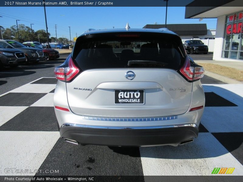 Brilliant Silver / Graphite 2017 Nissan Murano Platinum AWD