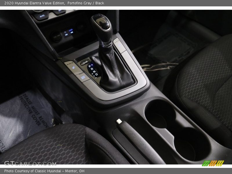 Portofino Gray / Black 2020 Hyundai Elantra Value Edition