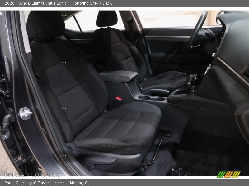 Portofino Gray / Black 2020 Hyundai Elantra Value Edition