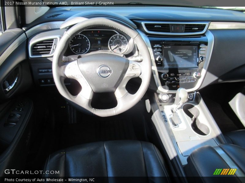 Brilliant Silver / Graphite 2017 Nissan Murano Platinum AWD