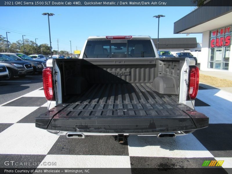 Quicksilver Metallic / Dark Walnut/Dark Ash Gray 2021 GMC Sierra 1500 SLT Double Cab 4WD