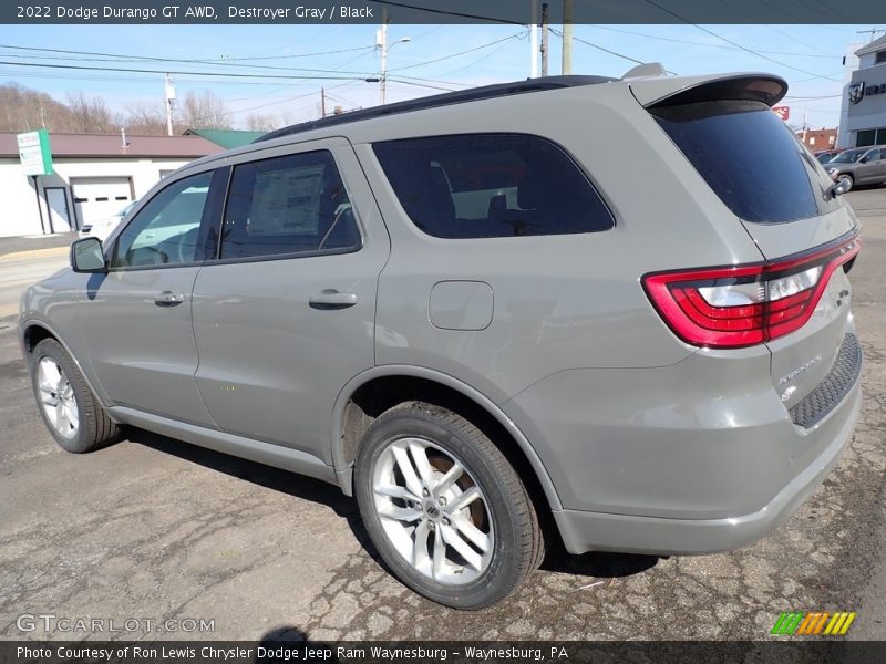 Destroyer Gray / Black 2022 Dodge Durango GT AWD
