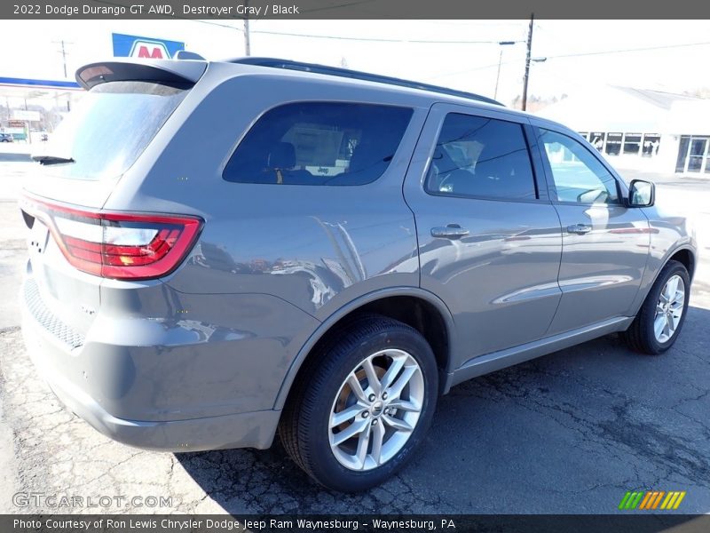 Destroyer Gray / Black 2022 Dodge Durango GT AWD