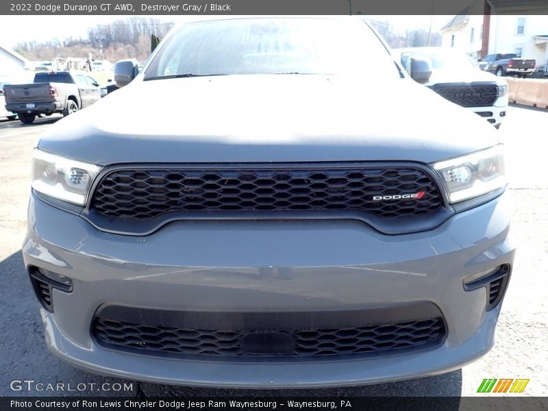 Destroyer Gray / Black 2022 Dodge Durango GT AWD