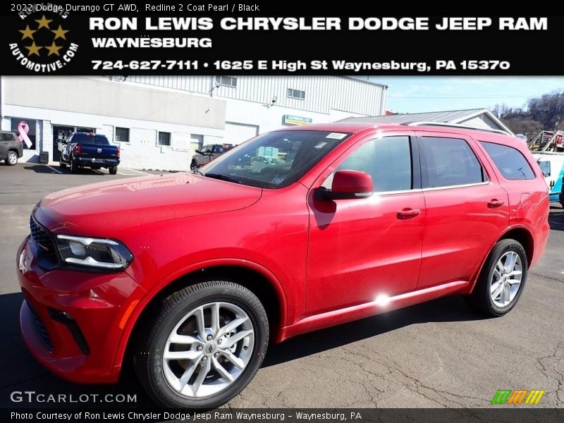 Redline 2 Coat Pearl / Black 2022 Dodge Durango GT AWD