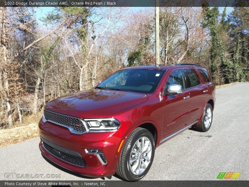 Octane Red Pearl / Black 2022 Dodge Durango Citadel AWD