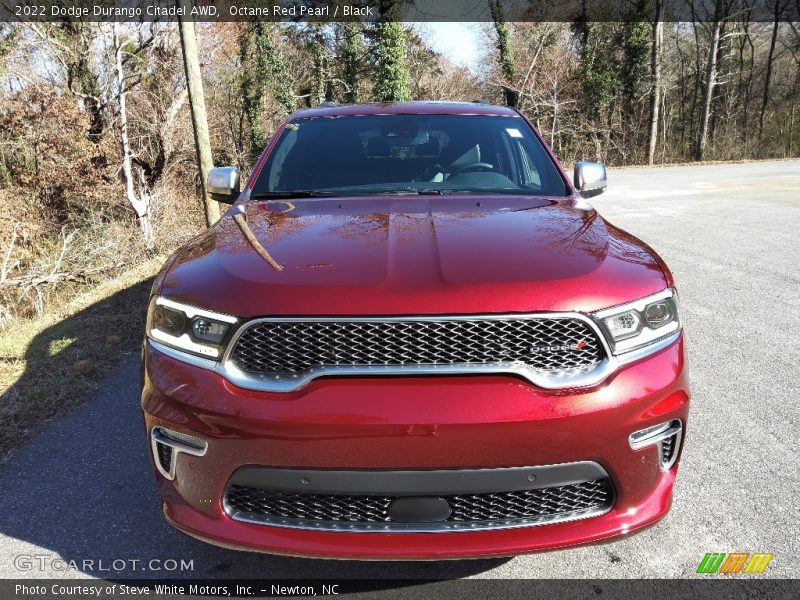 Octane Red Pearl / Black 2022 Dodge Durango Citadel AWD