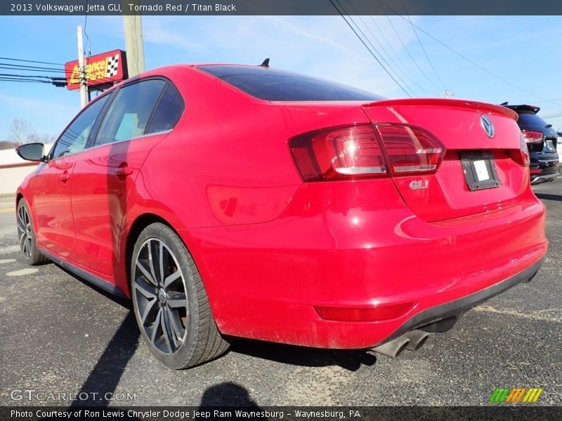 Tornado Red / Titan Black 2013 Volkswagen Jetta GLI