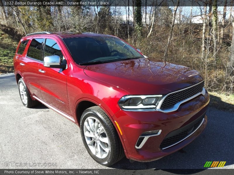 Octane Red Pearl / Black 2022 Dodge Durango Citadel AWD