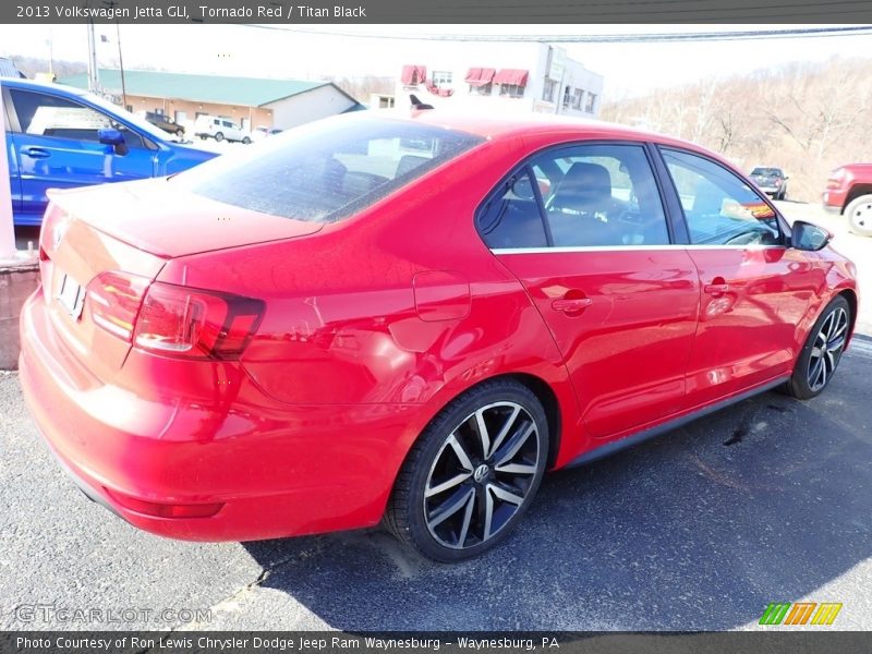 Tornado Red / Titan Black 2013 Volkswagen Jetta GLI