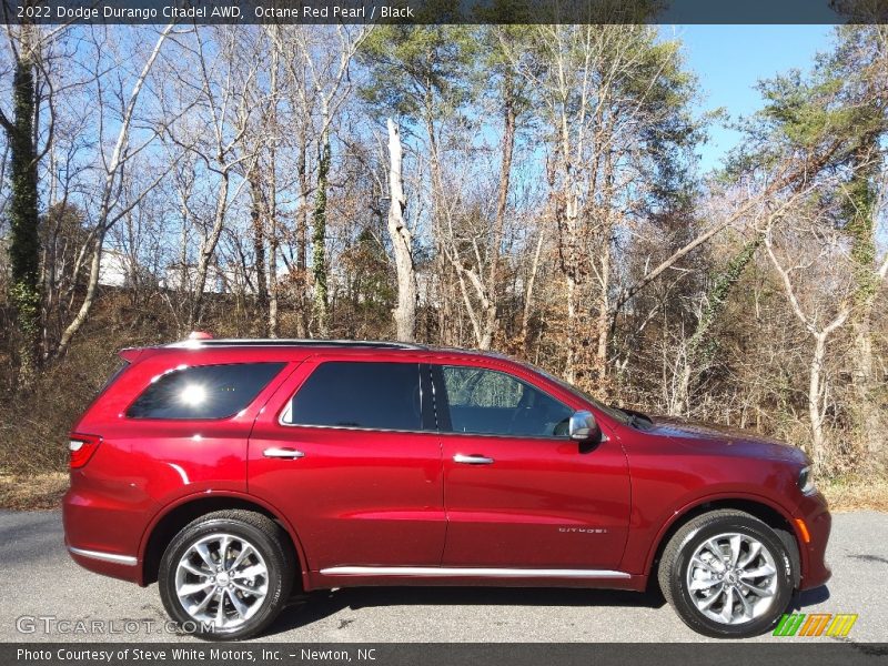 Octane Red Pearl / Black 2022 Dodge Durango Citadel AWD