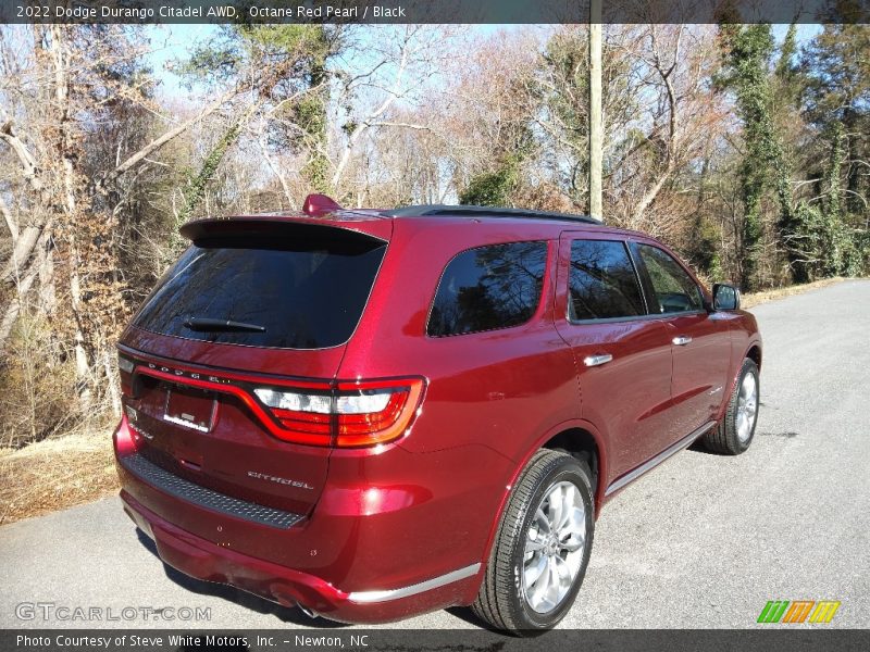 Octane Red Pearl / Black 2022 Dodge Durango Citadel AWD