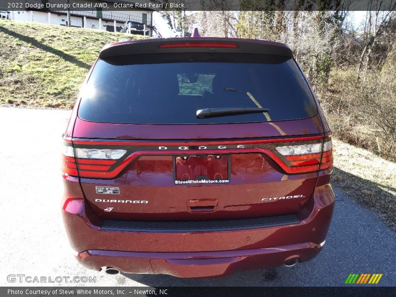 Octane Red Pearl / Black 2022 Dodge Durango Citadel AWD