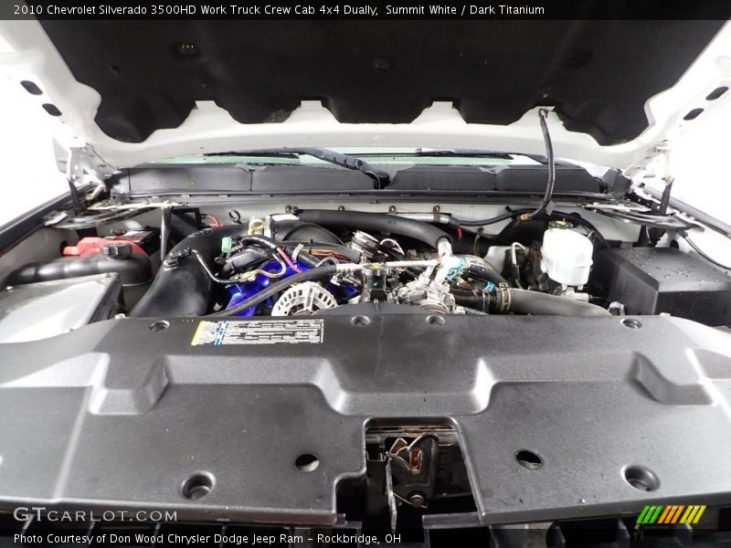  2010 Silverado 3500HD Work Truck Crew Cab 4x4 Dually Engine - 6.6 Liter OHV 32-Valve Duramax Turbo-Diesel V8