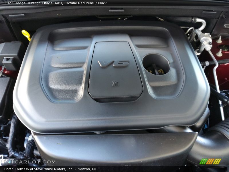 Octane Red Pearl / Black 2022 Dodge Durango Citadel AWD