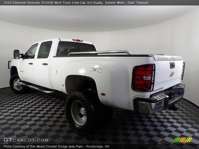  2010 Silverado 3500HD Work Truck Crew Cab 4x4 Dually Summit White