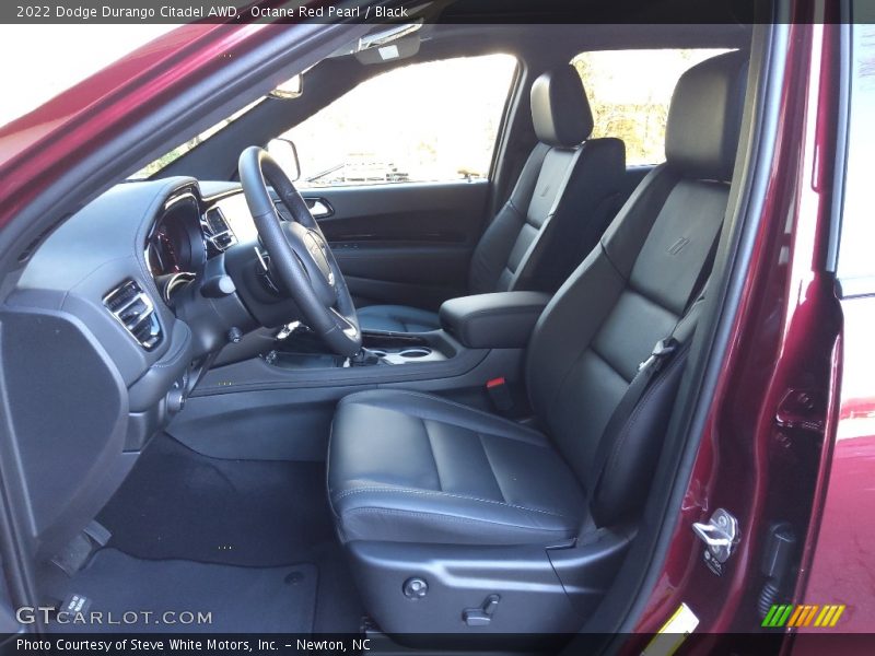 Octane Red Pearl / Black 2022 Dodge Durango Citadel AWD