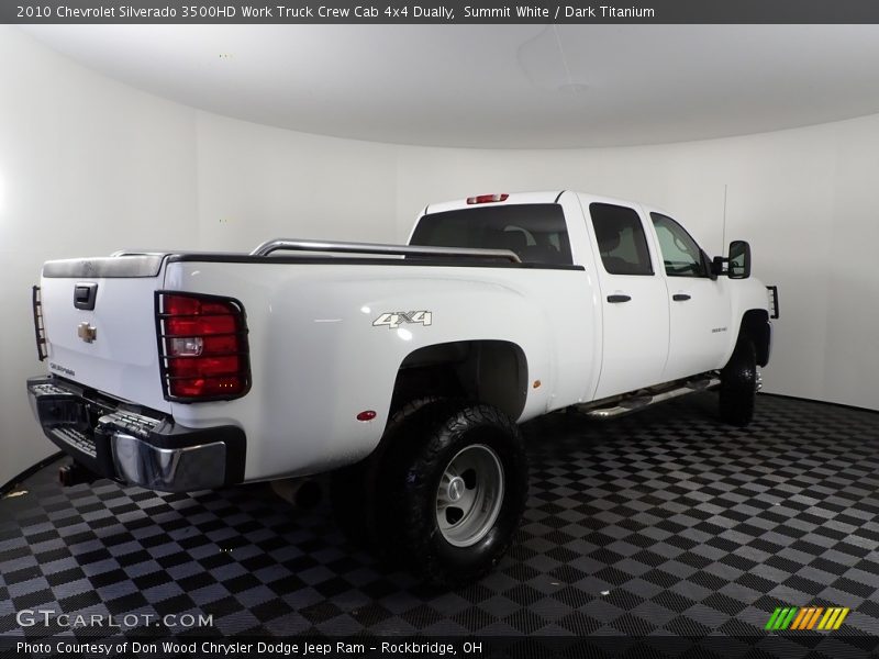  2010 Silverado 3500HD Work Truck Crew Cab 4x4 Dually Summit White