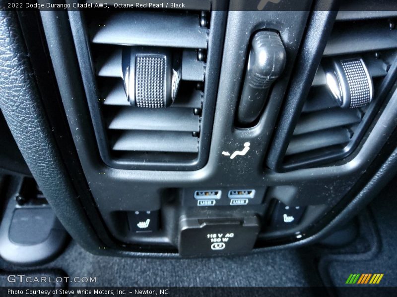 Octane Red Pearl / Black 2022 Dodge Durango Citadel AWD