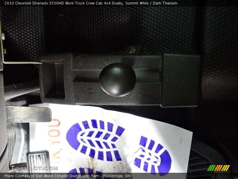 Summit White / Dark Titanium 2010 Chevrolet Silverado 3500HD Work Truck Crew Cab 4x4 Dually