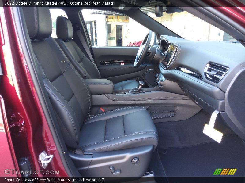 Octane Red Pearl / Black 2022 Dodge Durango Citadel AWD