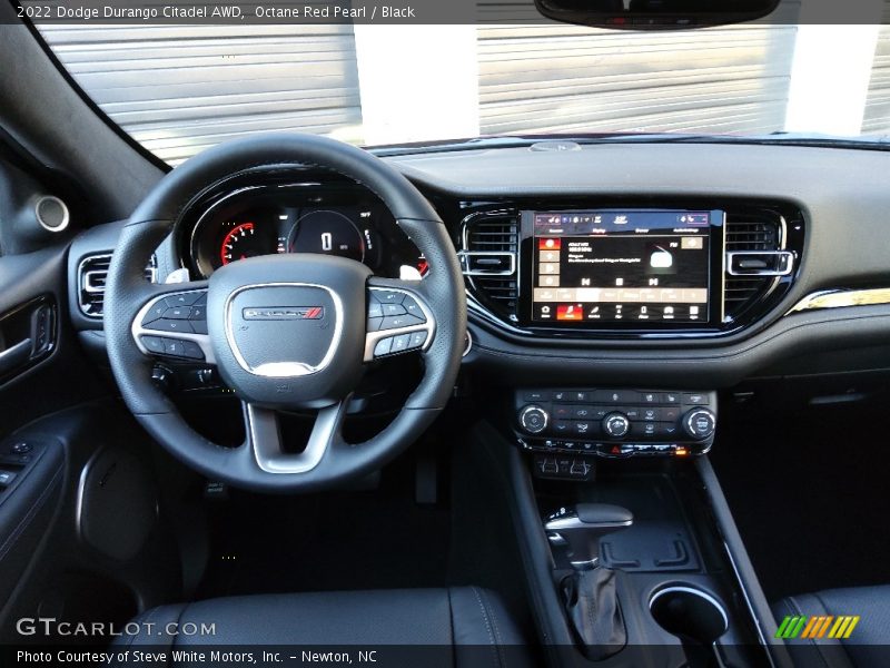 Octane Red Pearl / Black 2022 Dodge Durango Citadel AWD