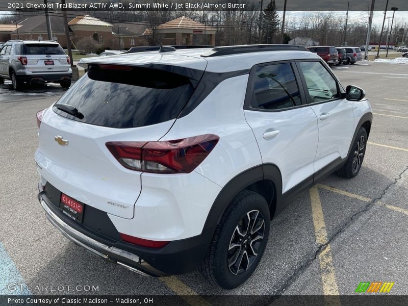 Summit White / Jet Black/Almond Butter 2021 Chevrolet TrailBlazer ACTIV AWD
