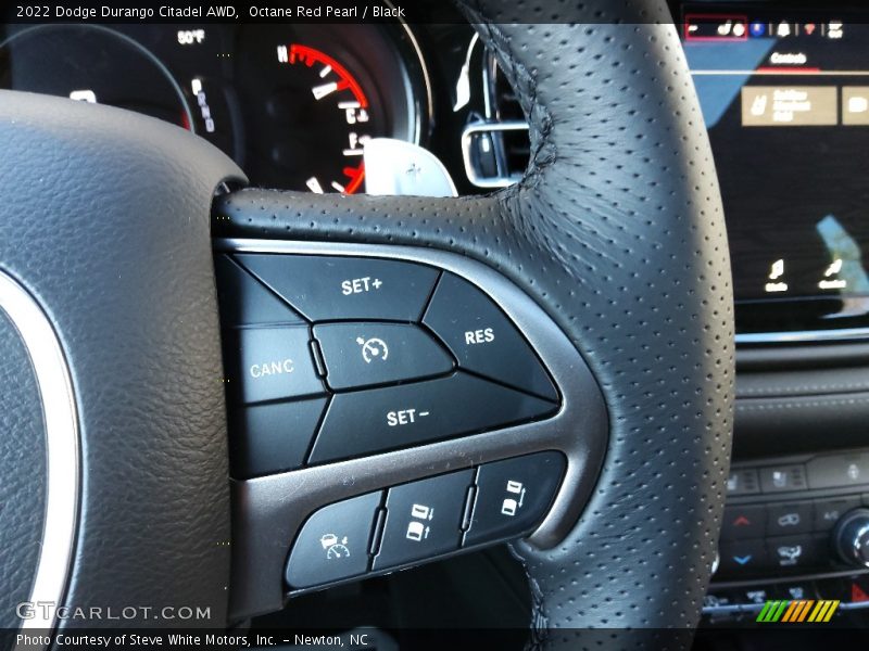 Octane Red Pearl / Black 2022 Dodge Durango Citadel AWD