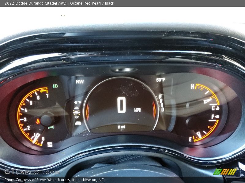 Octane Red Pearl / Black 2022 Dodge Durango Citadel AWD