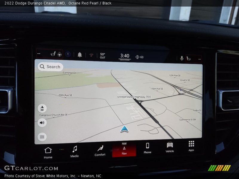 Octane Red Pearl / Black 2022 Dodge Durango Citadel AWD