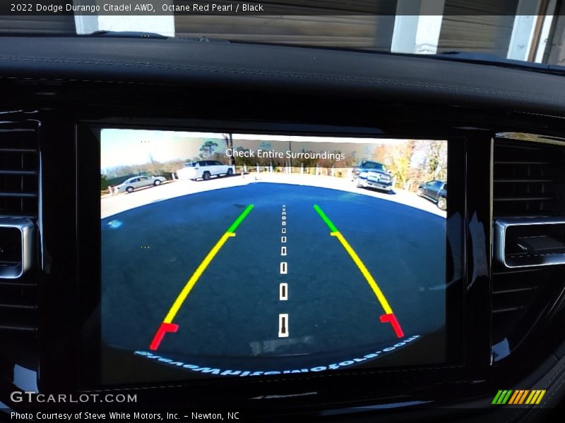 Octane Red Pearl / Black 2022 Dodge Durango Citadel AWD