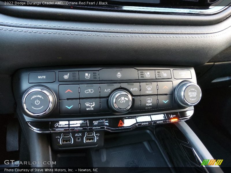 Octane Red Pearl / Black 2022 Dodge Durango Citadel AWD