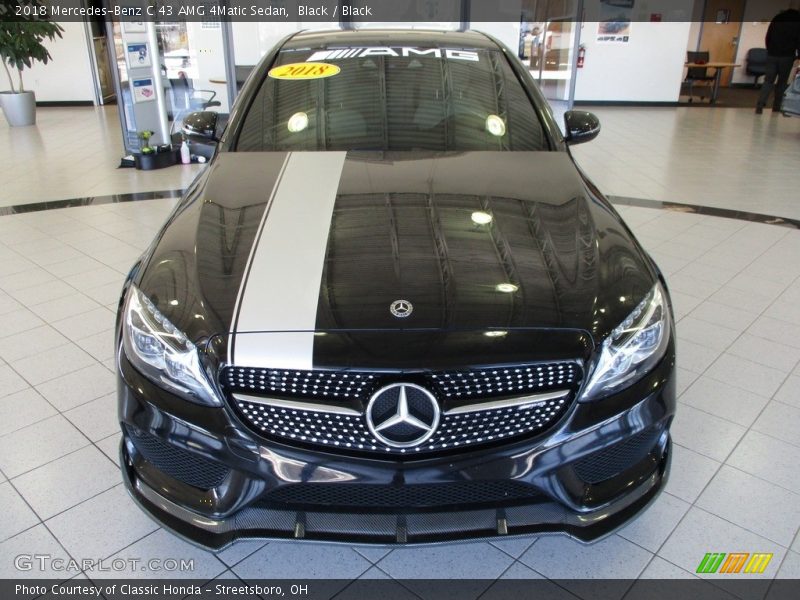 Black / Black 2018 Mercedes-Benz C 43 AMG 4Matic Sedan