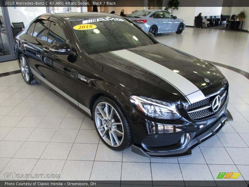 Black / Black 2018 Mercedes-Benz C 43 AMG 4Matic Sedan