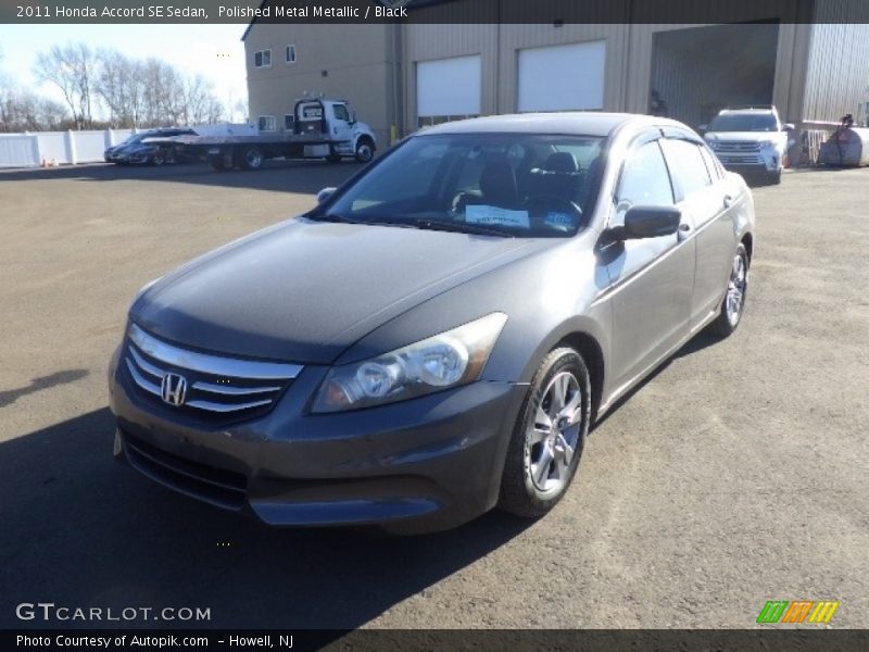 Polished Metal Metallic / Black 2011 Honda Accord SE Sedan