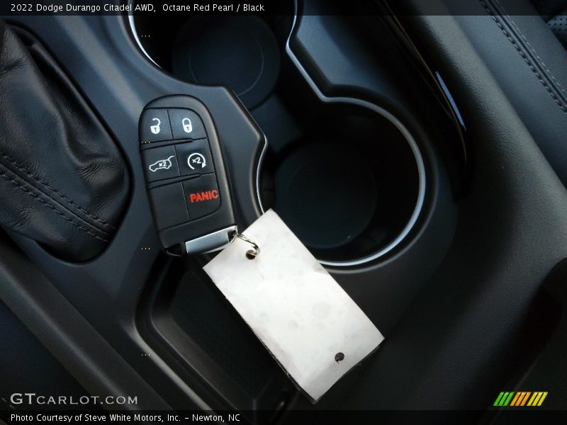 Octane Red Pearl / Black 2022 Dodge Durango Citadel AWD