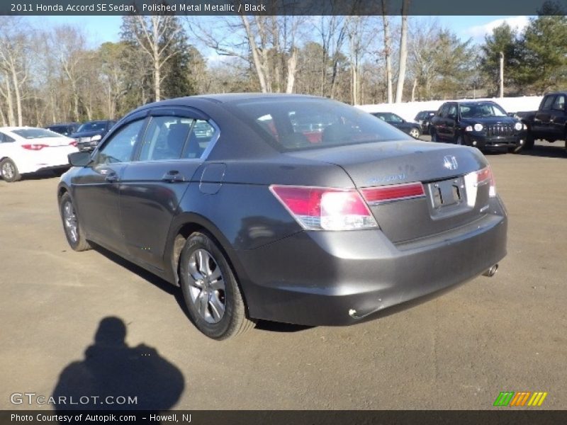 Polished Metal Metallic / Black 2011 Honda Accord SE Sedan