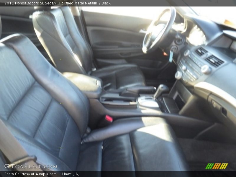 Polished Metal Metallic / Black 2011 Honda Accord SE Sedan
