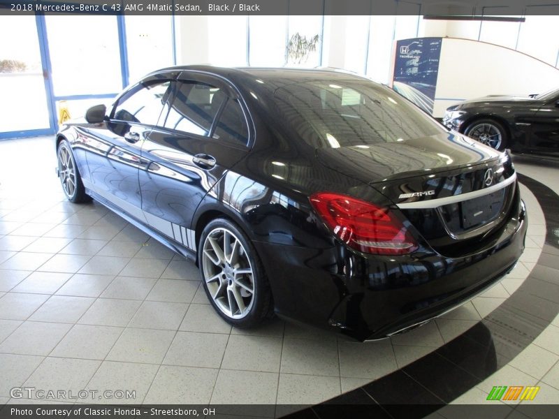 Black / Black 2018 Mercedes-Benz C 43 AMG 4Matic Sedan