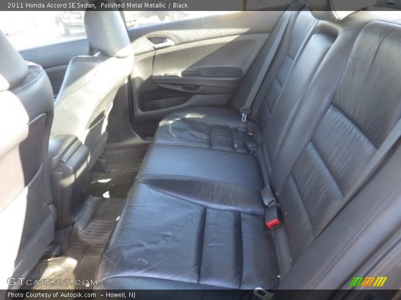 Polished Metal Metallic / Black 2011 Honda Accord SE Sedan