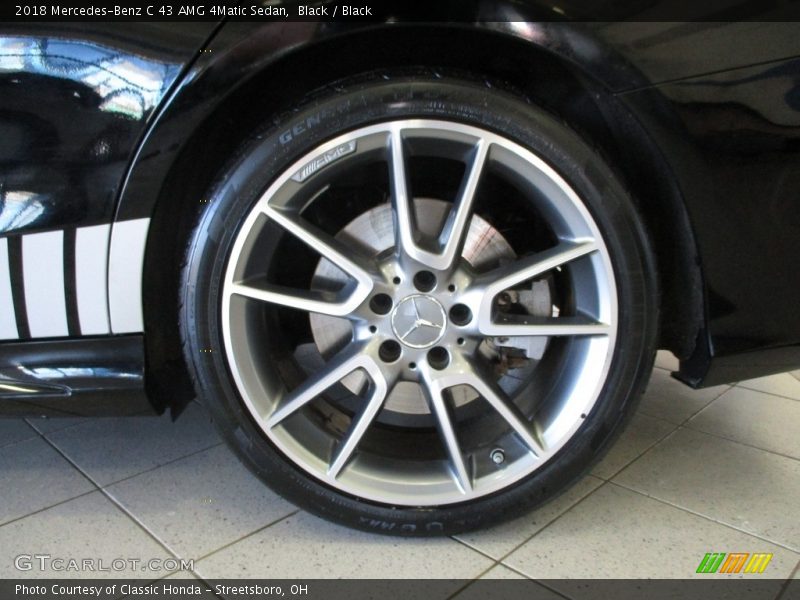 Black / Black 2018 Mercedes-Benz C 43 AMG 4Matic Sedan