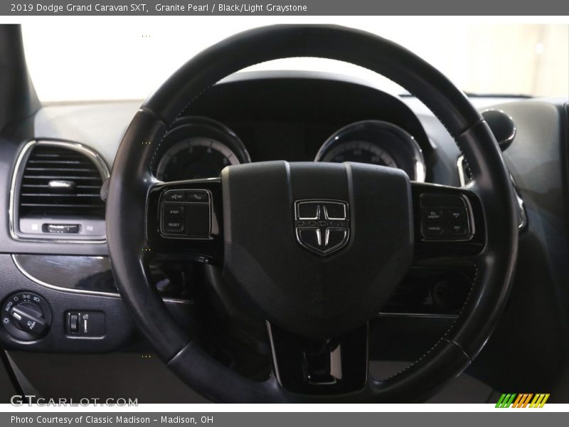 Granite Pearl / Black/Light Graystone 2019 Dodge Grand Caravan SXT