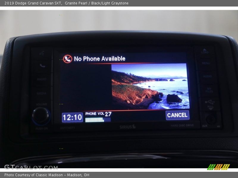 Granite Pearl / Black/Light Graystone 2019 Dodge Grand Caravan SXT