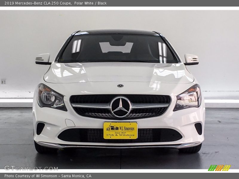 Polar White / Black 2019 Mercedes-Benz CLA 250 Coupe