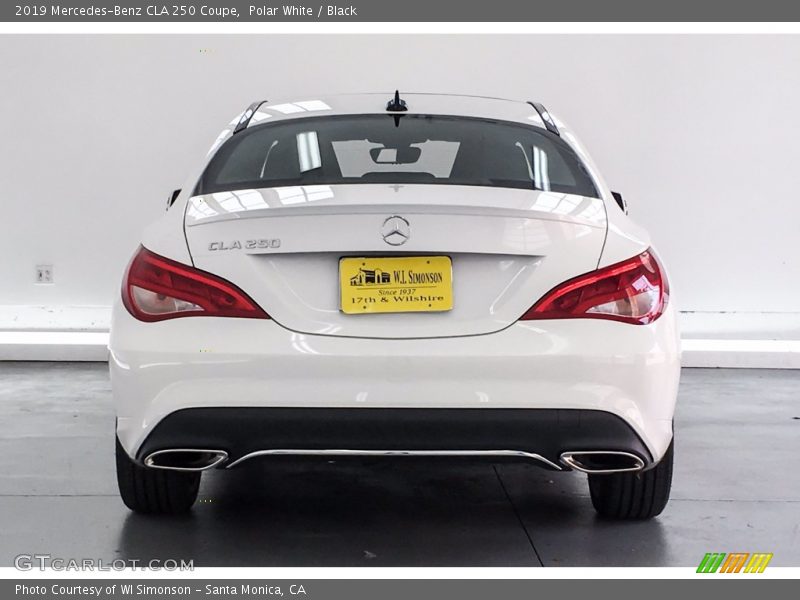 Polar White / Black 2019 Mercedes-Benz CLA 250 Coupe